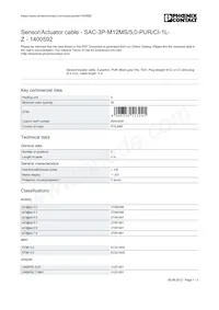 1400592 Datasheet Cover