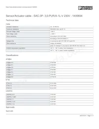 1400694 Datasheet Page 3