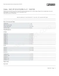 1400708 Datasheet Copertura