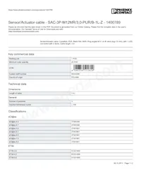 1400789 Datasheet Copertura