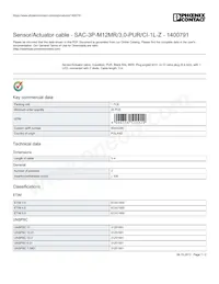 1400791 Datasheet Copertura