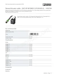 1400794 Datasheet Copertura