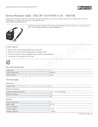 1400798 Datasheet Cover