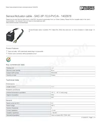 1402978 Datasheet Copertura