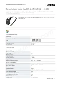 1404794 Datasheet Copertura