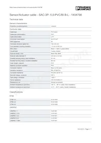 1404798 Datasheet Pagina 2