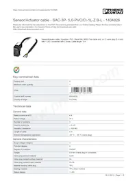 1404826 Datasheet Copertura