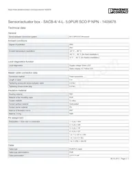 1405678 Datasheet Pagina 2