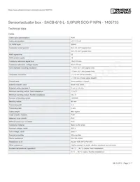 1405733 Datasheet Page 3