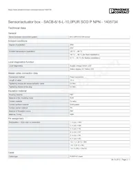 1405734 Datasheet Pagina 2