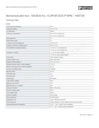 1405734 Datasheet Page 3