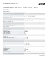 1452576 Datasheet Page 2