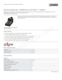 1453012 Datasheet Copertura