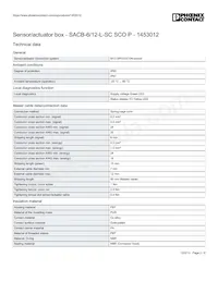 1453012 Datasheet Pagina 2