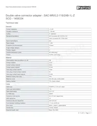 1458334 Datasheet Pagina 2