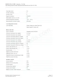 1511750 Datasheet Page 2