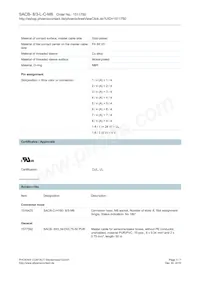 1511750 Datasheet Page 3