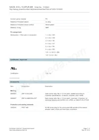 1516043 Datasheet Pagina 3