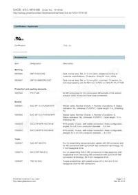 1516182 Datasheet Pagina 3