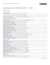 1516865 Datasheet Pagina 2