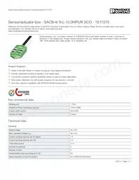 1517275 Datasheet Copertura