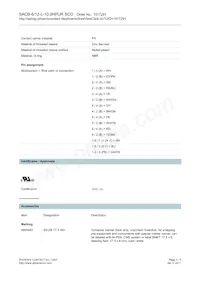 1517291 Datasheet Page 3