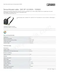 1529852 Datasheet Cover