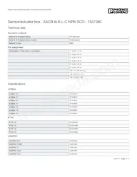 1537080 Datasheet Page 3