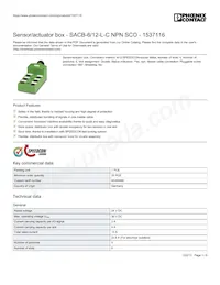 1537116 Datasheet Copertura