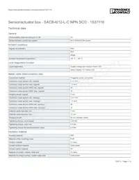 1537116 Datasheet Pagina 2