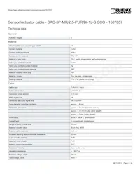 1537857 Datasheet Pagina 2