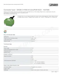 1537909 Datasheet Cover