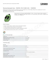 1548354 Datasheet Copertura