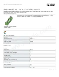 1553527 Datasheet Copertura