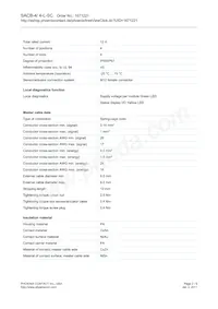 1671221 Datasheet Pagina 2