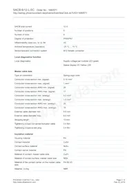 1680571 Datasheet Pagina 2