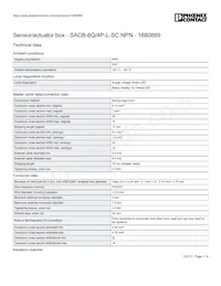 1680869 Datasheet Pagina 2