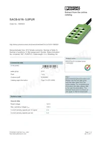 1680924 Datasheet Copertura