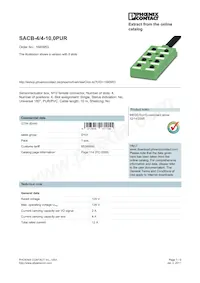 1680953 Datasheet Copertura