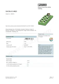 1692831 Datasheet Cover