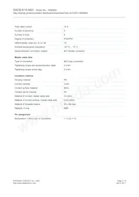 1692844 Datasheet Pagina 2