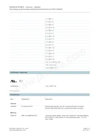 1692844 Datasheet Page 3