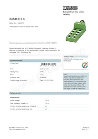 1692873 Datasheet Copertura