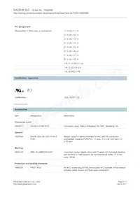 1692899 Datasheet Pagina 3