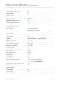 1695100 Datasheet Pagina 2