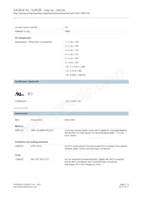 1695100 Datasheet Page 3