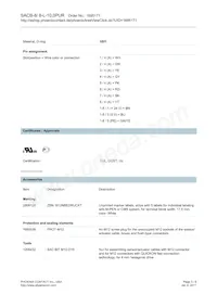 1695171 Datasheet Page 3