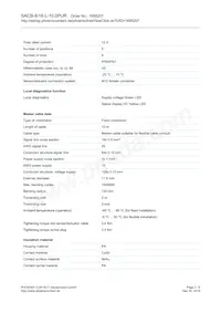 1695207 Datasheet Page 2