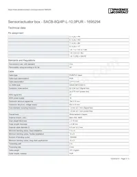 1695294 Datasheet Page 3