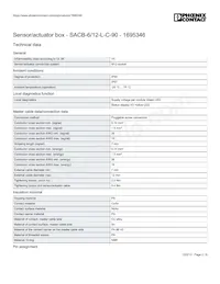 1695346 Datasheet Pagina 2